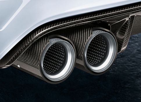 M Performance Endrohrblenden Carbon