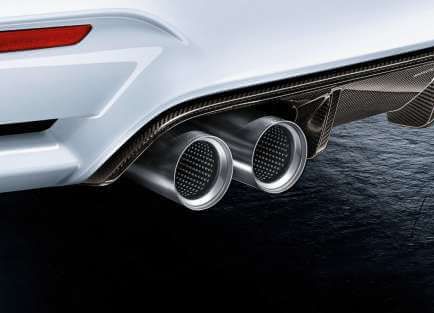 M Performance Endrohrblenden Titan