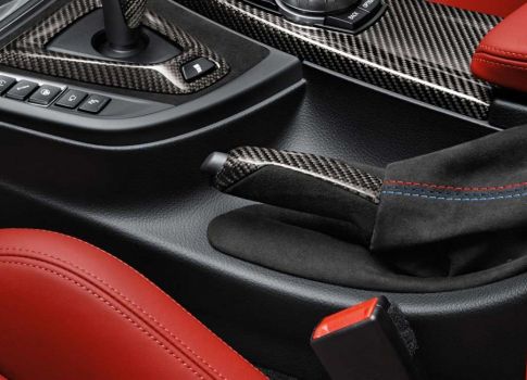 BMW M Performance Handbremsgriff Carbon mit Alcantara Balg F82 F83