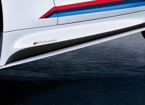 BMW M Performance Seitenschwelleraufsatz schwarz matt