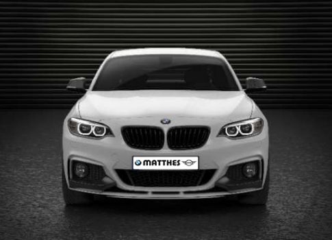 BMW M Performance Frontaufsatz schwarz matt
