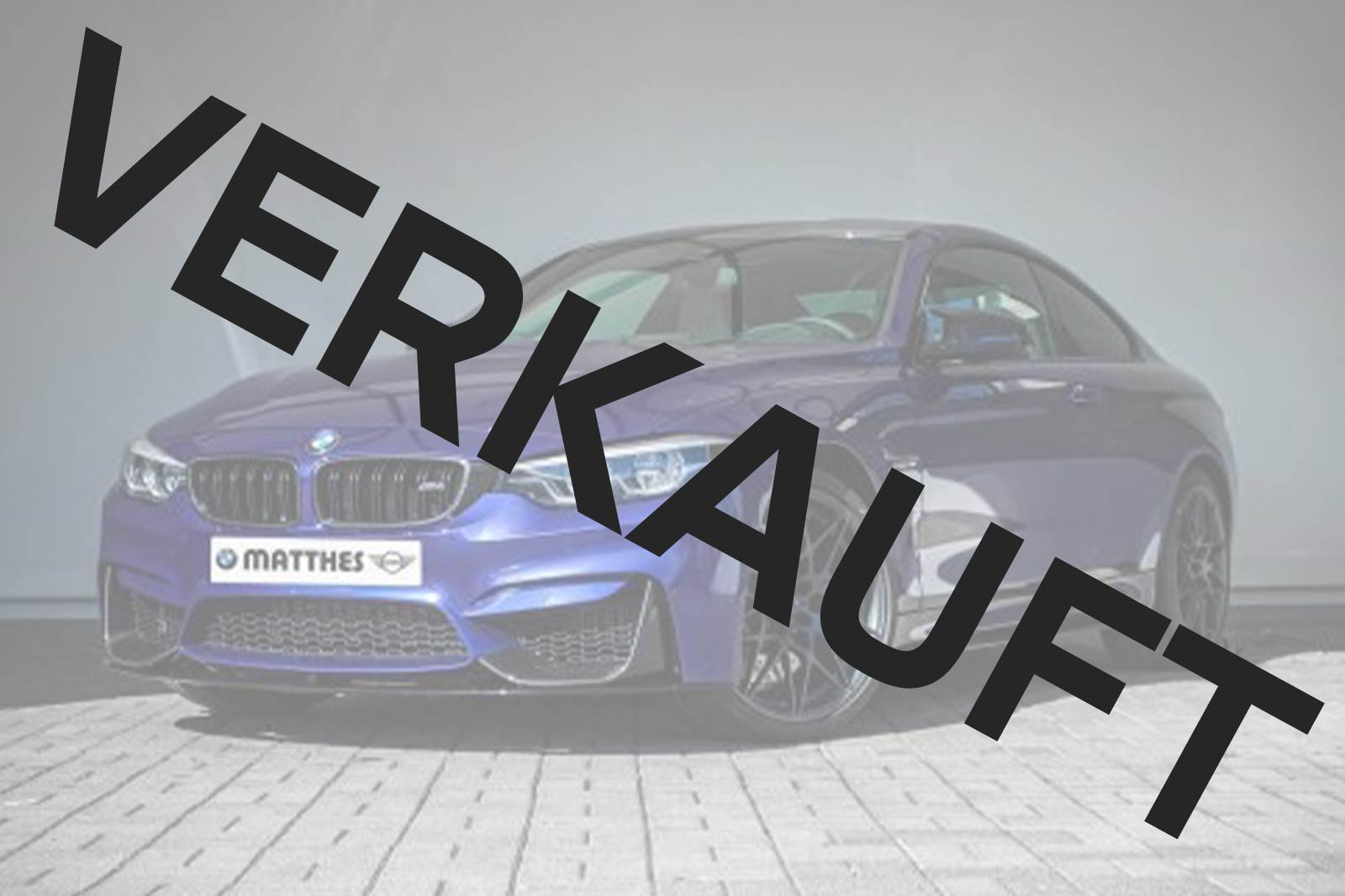 BMW M4 blau - verkauft